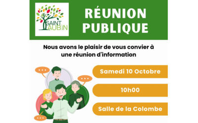 Réunion publique du 10/10